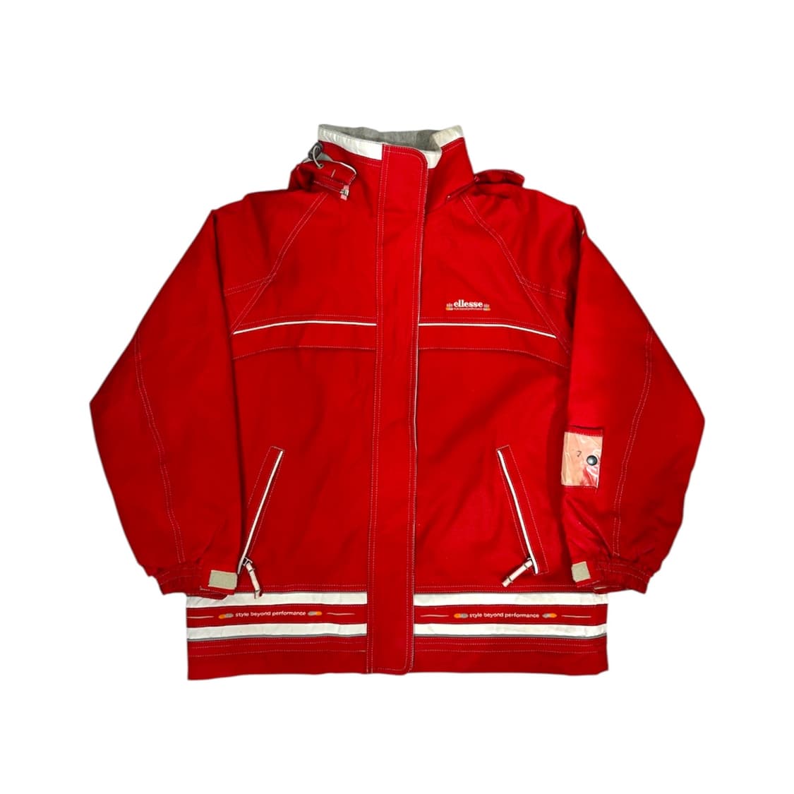 엘레쎄 레드 스노우보드 올드스쿨 스키 자켓 패딩 점퍼 M 상품이미지5