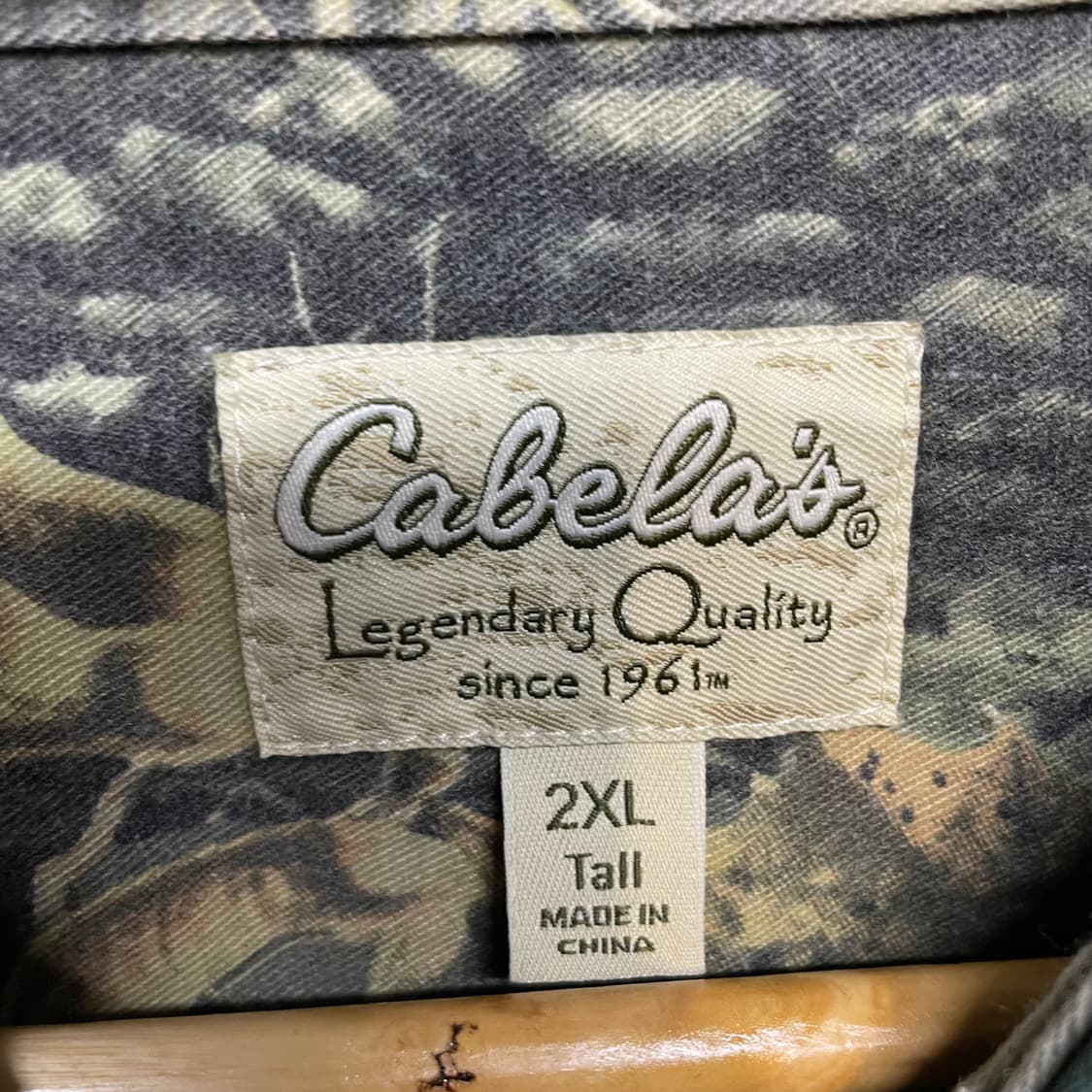 카벨라스 빅사이즈 그린 헌팅 셔츠 2XL 상품이미지6