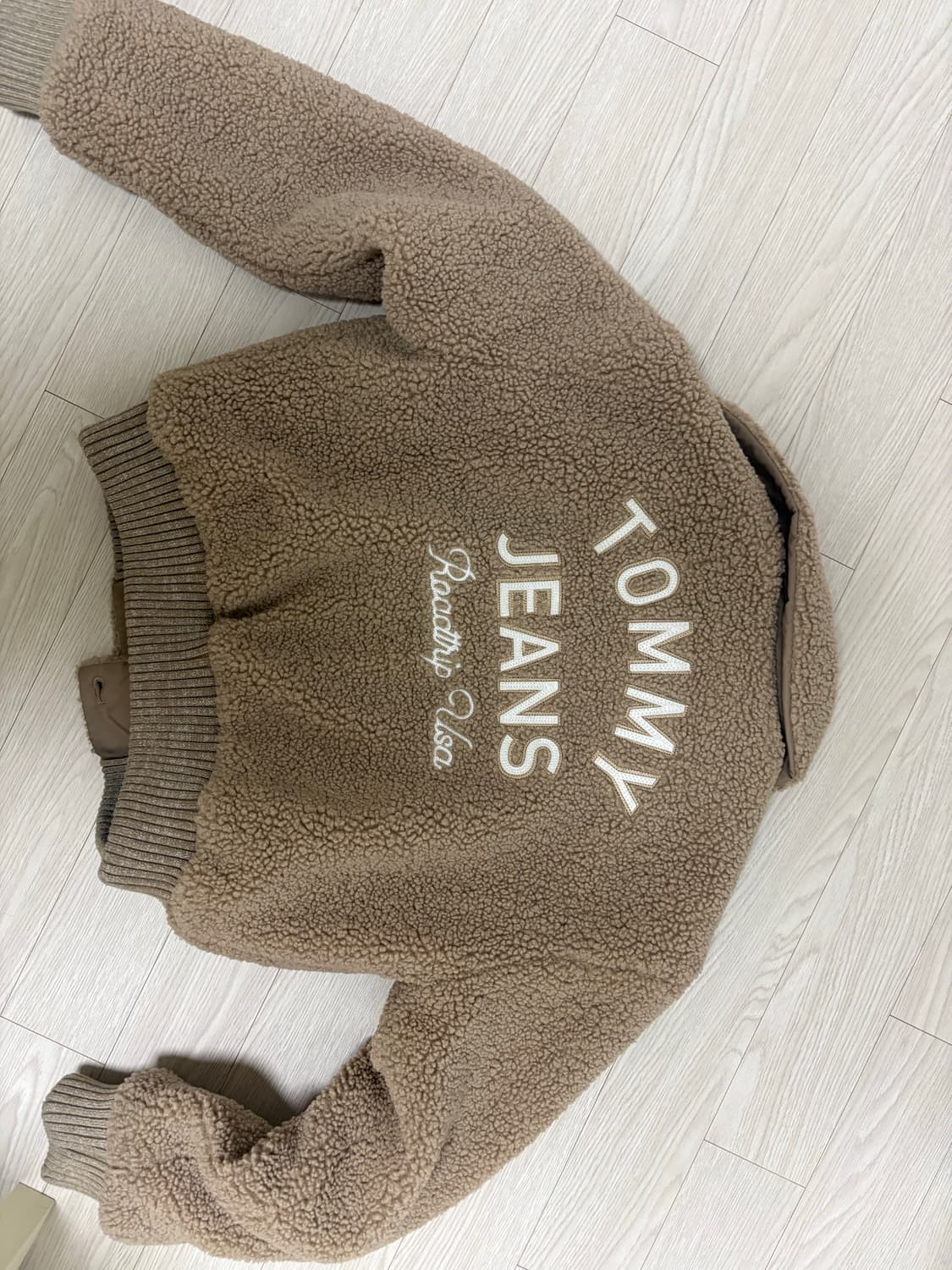 타미진스 장원영 바시티 봄버 자켓 상품이미지4