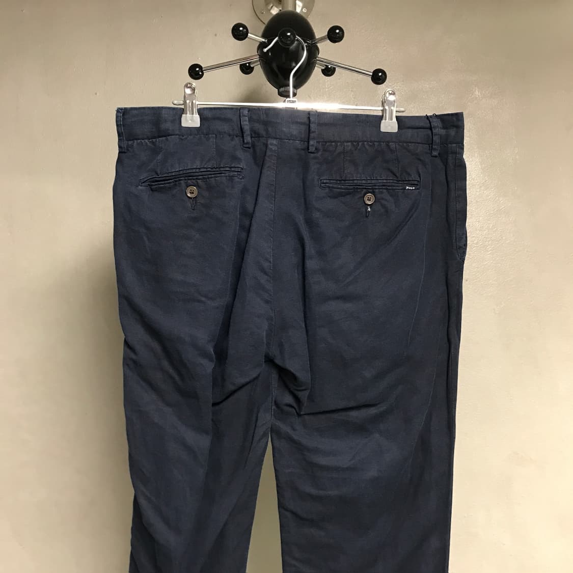 폴로 랄프로렌 린넨 QR 치노 팬츠 네이비 33/32 상품이미지2