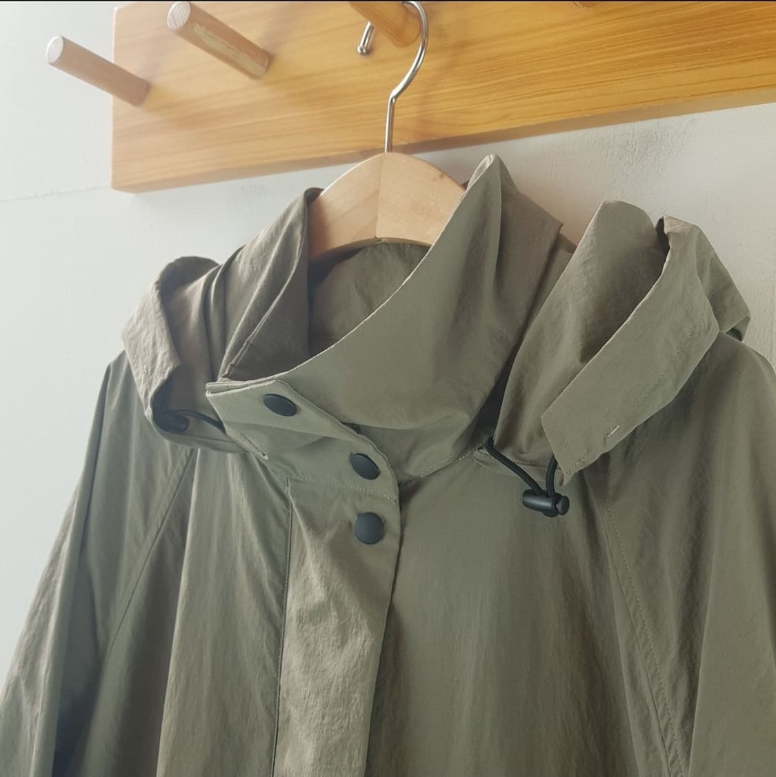 뷰티앤유스 나일론 후드 코트 상품이미지4