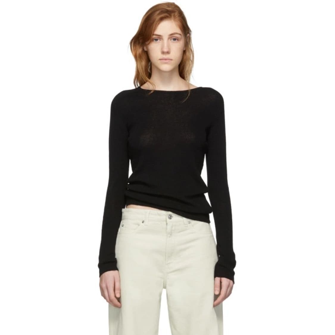 Our Legacy crepe slim knit purple 아워레가시 상품이미지2