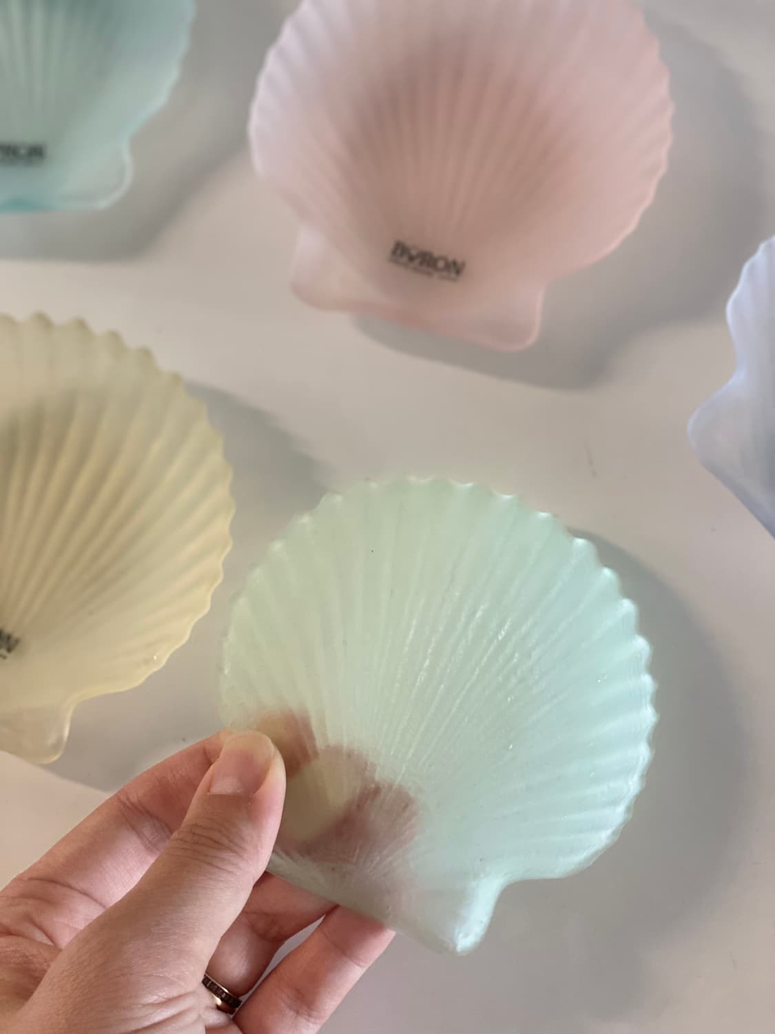 Hirota glass japan 유리그릇 세트 조개쉘 상품이미지8