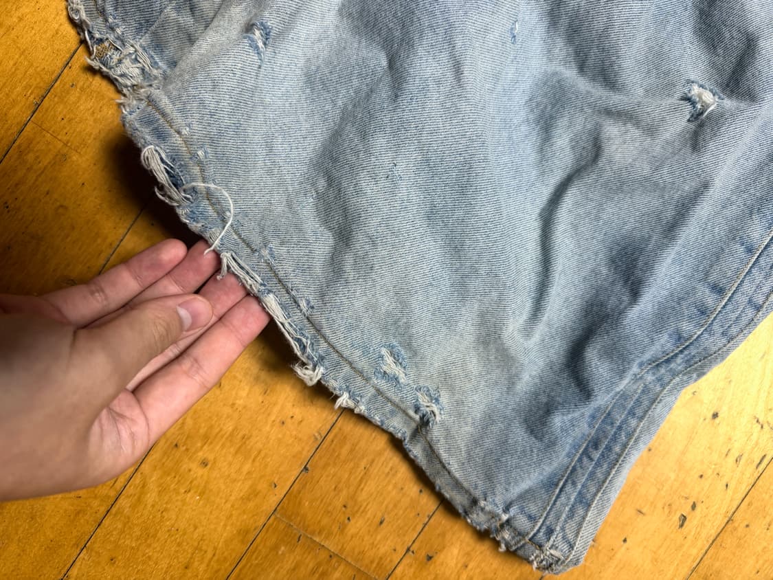 [짐정리특가] 베트멍 destroyed baggy jean 상품이미지3