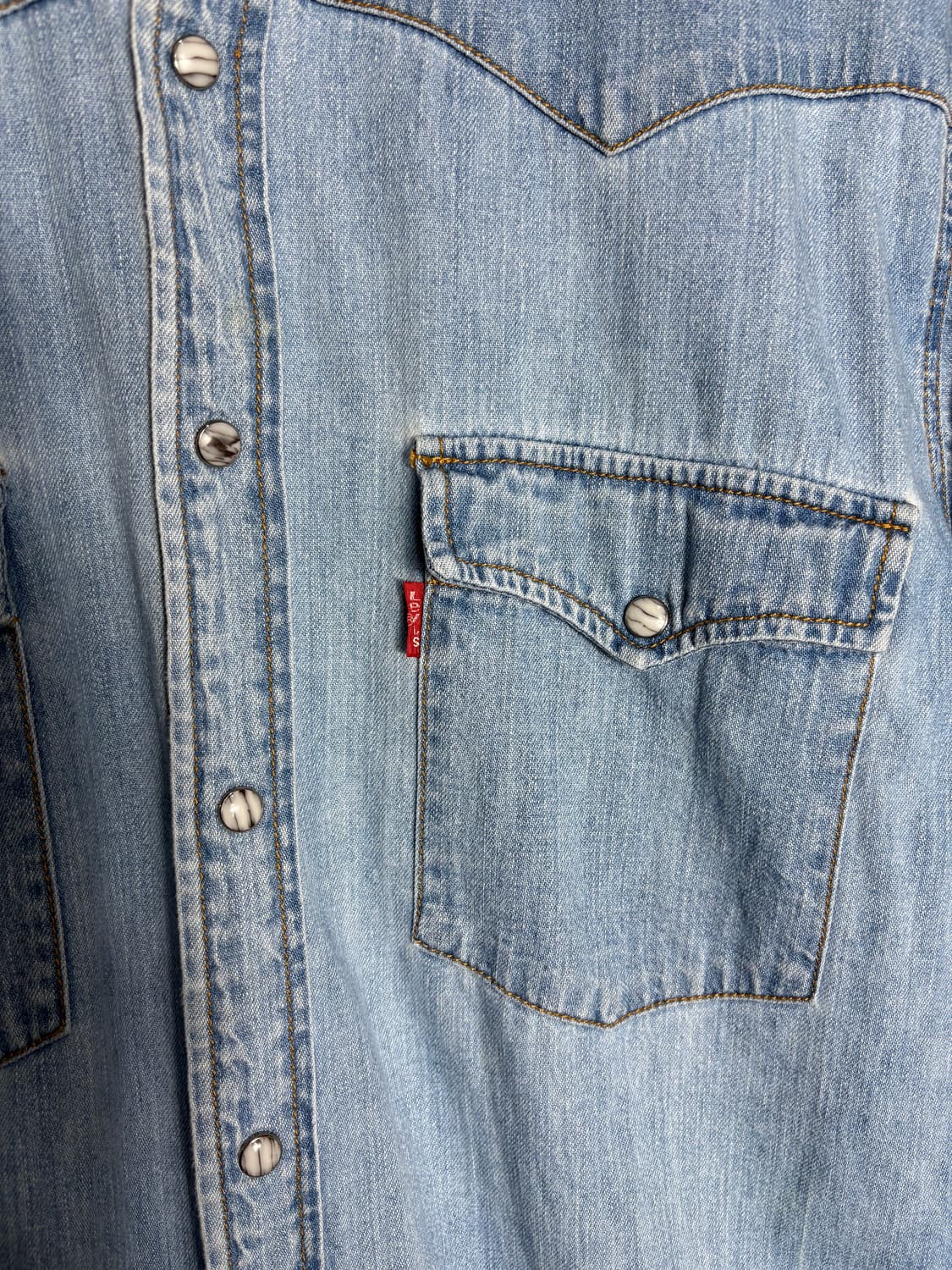 리바이스 웨스턴 데님 셔츠 상품이미지5