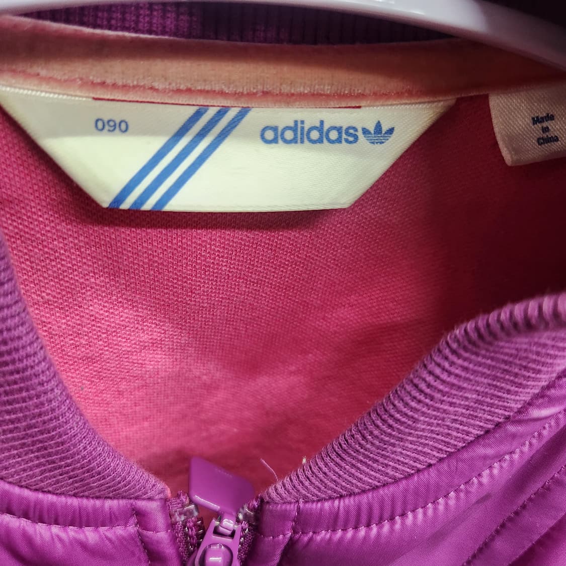 아디다스 로고 삼선 트랙탑 Y2K 져지 90(S) 상품이미지5