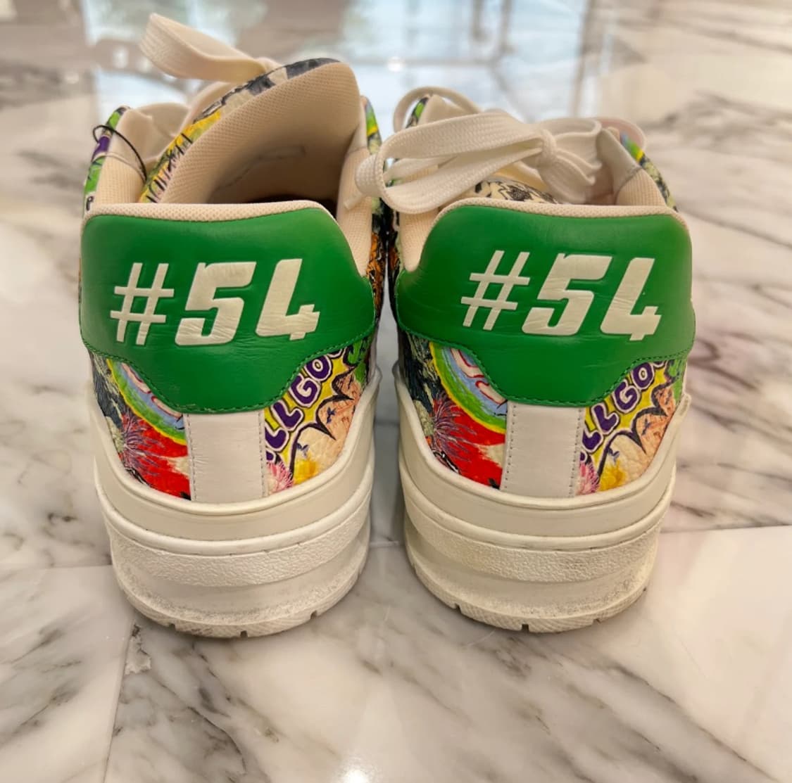 [정품] 루이비통 카툰 그래피티 레더 스니커즈 (Size 41) 상품이미지2