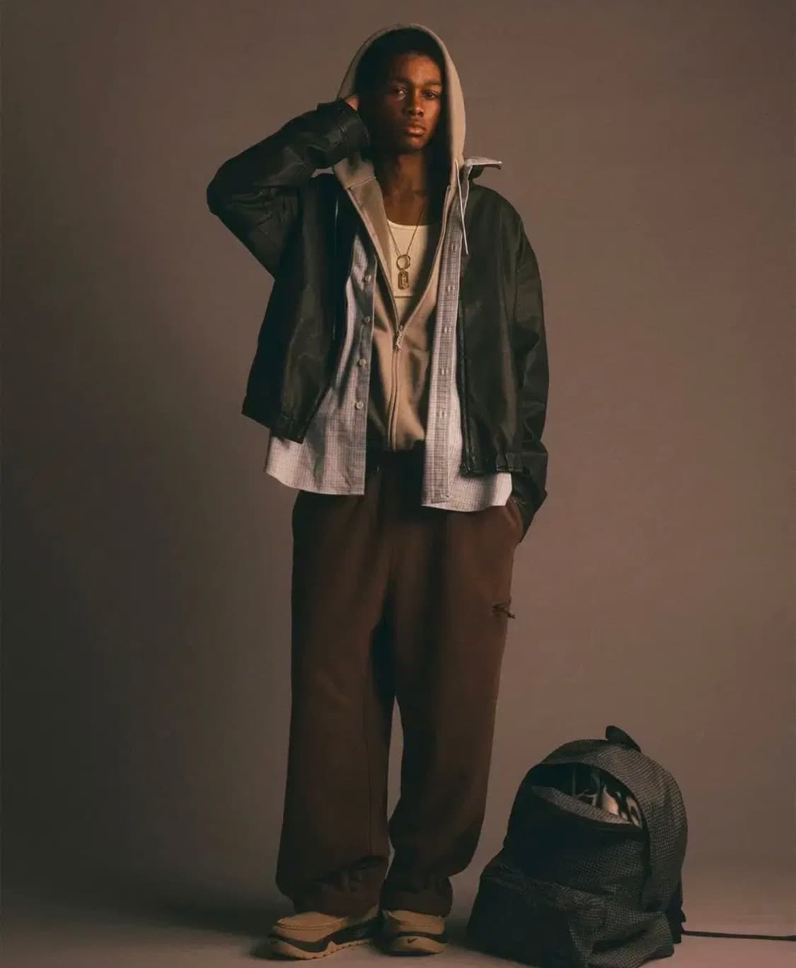 25FW 세단올퍼포즈 빈티지 레더자켓 M새상품 판매 상품이미지7