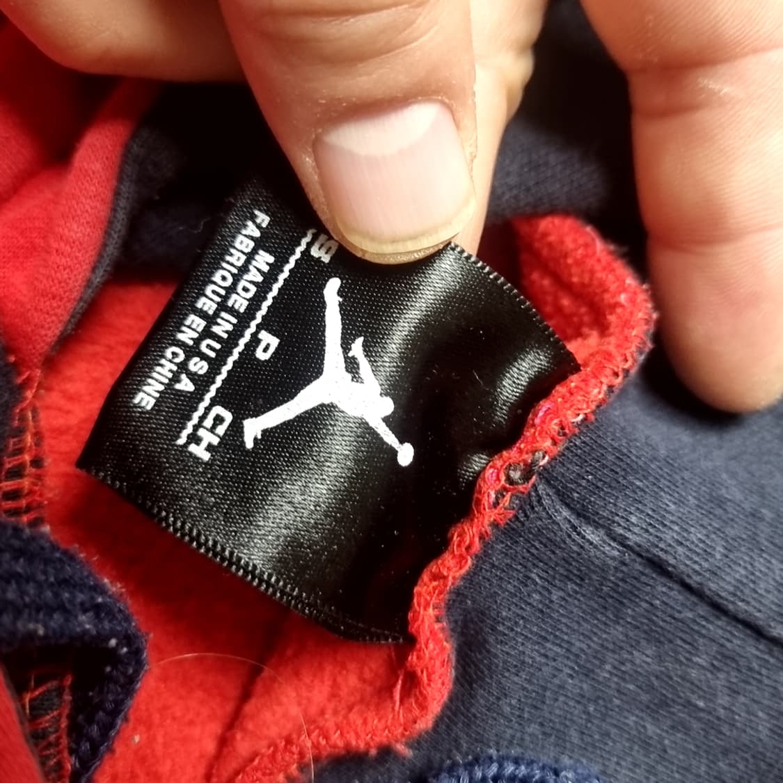 미제 usa 조던 AIR 레드 후드티(100) 상품이미지4