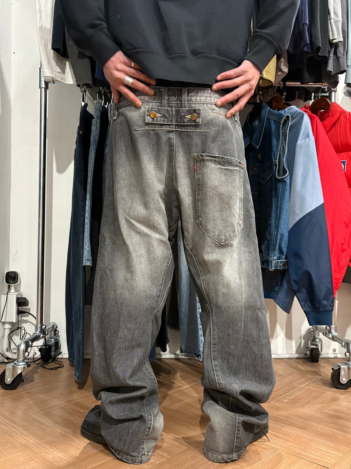 Levis 엔지니어드진 신치백 흑청 상품이미지1