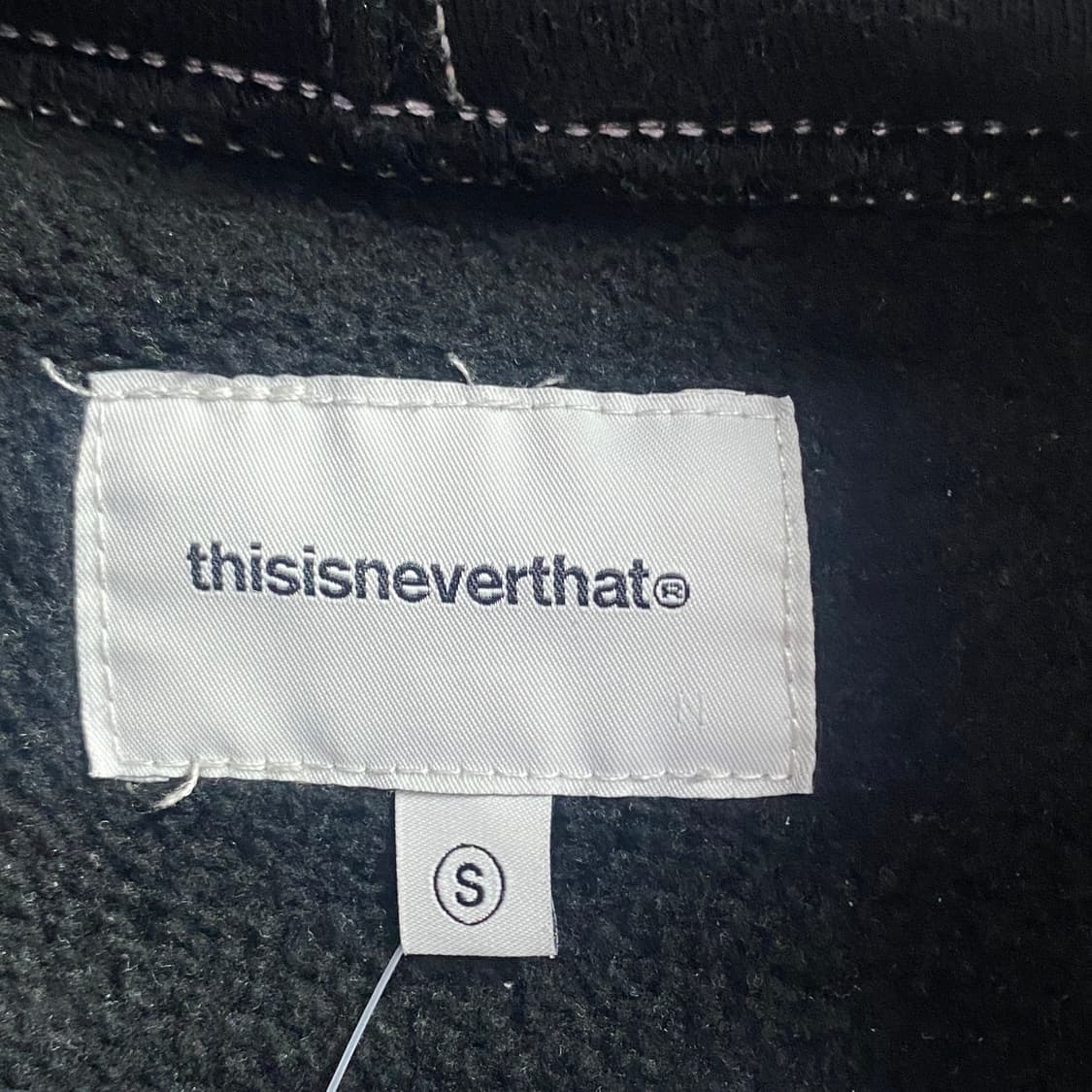 디스이즈네버댓 블랙 후드 티 B3121 상품이미지4