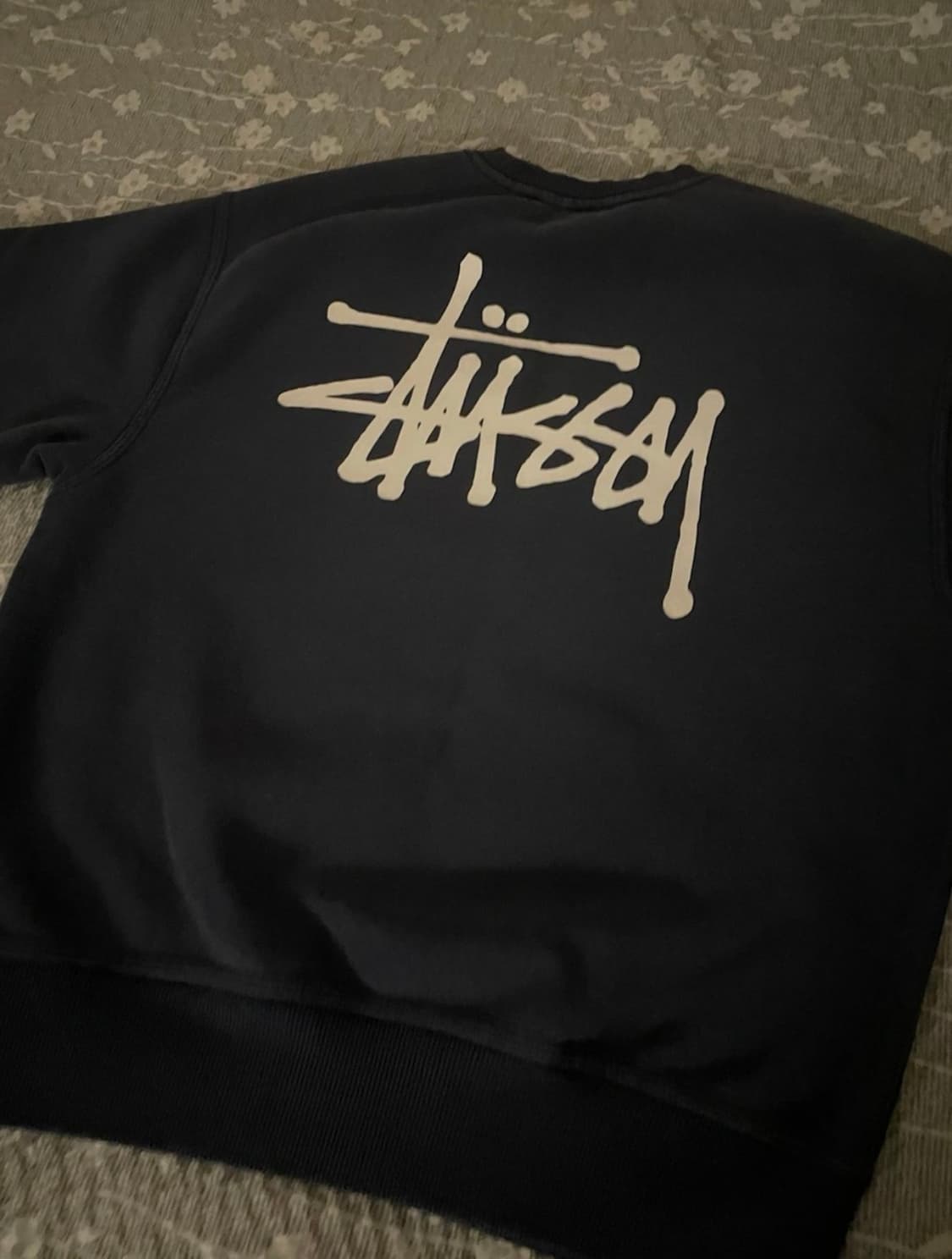 스투시 맨투맨 네이비 상품이미지3