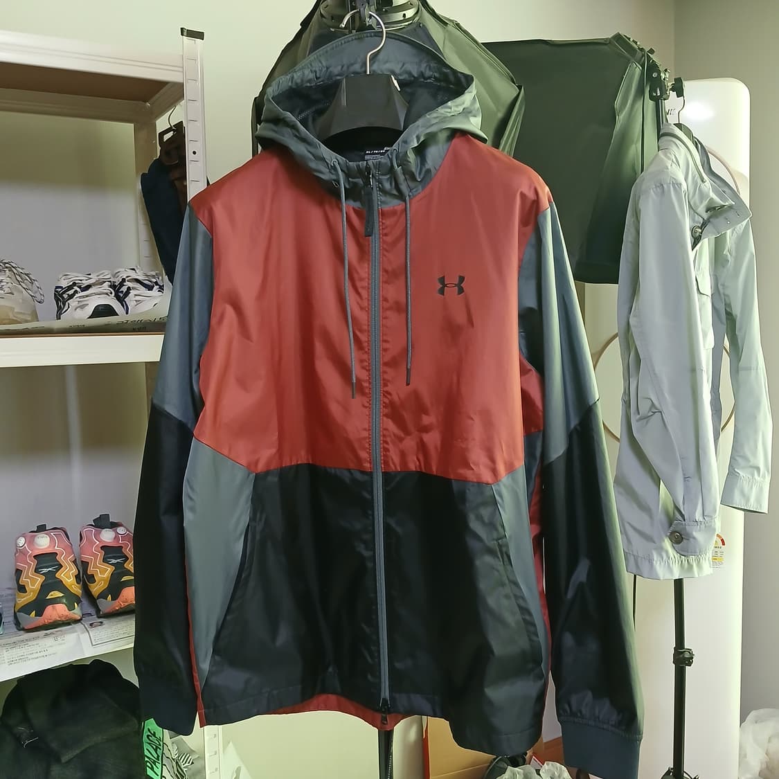 언더아머 우븐 바람막이 윈드브레이커 자켓 운동 가을 상품이미지7