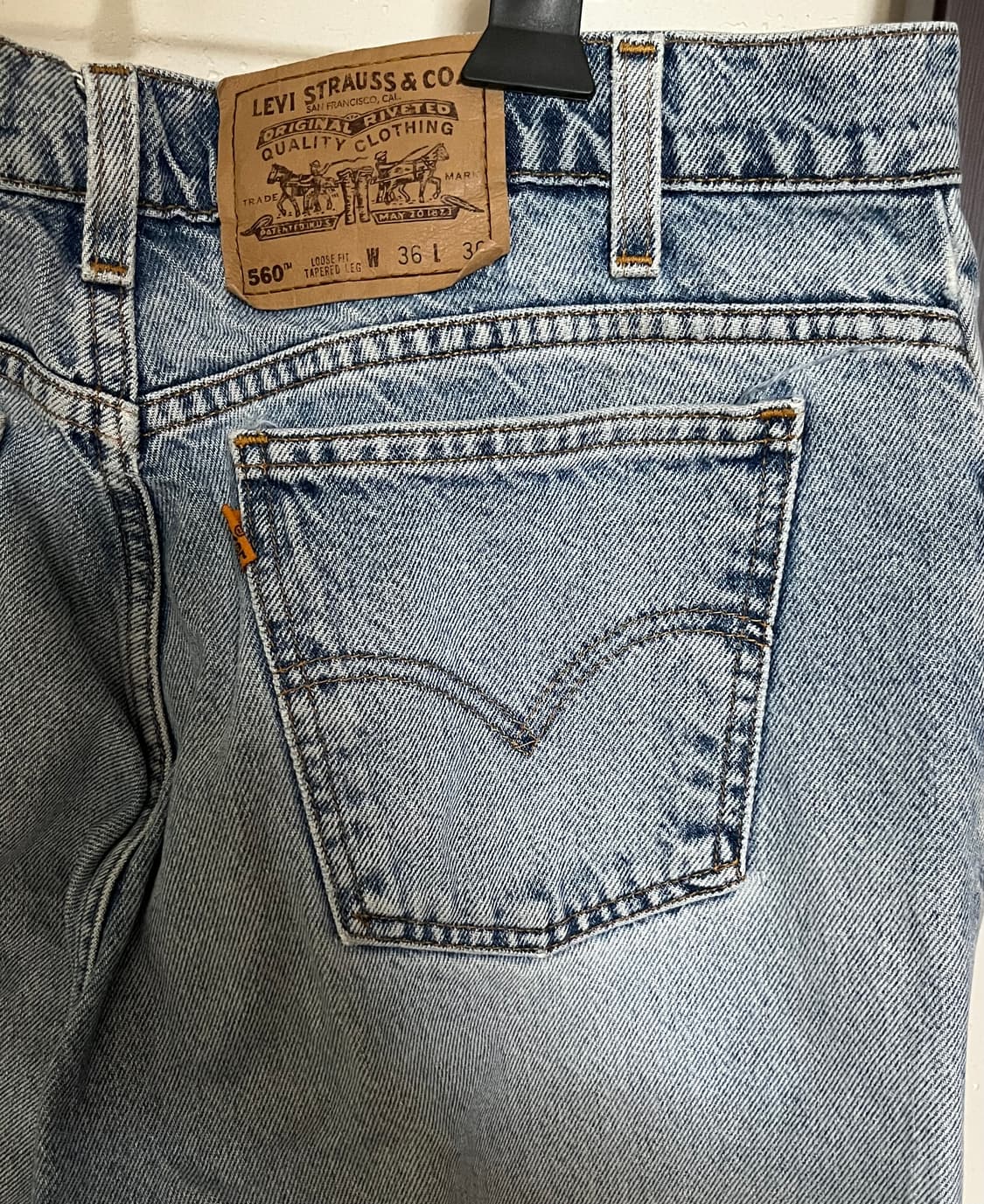 리바이스 97년도 560 36x30 Made in USA 상품이미지4