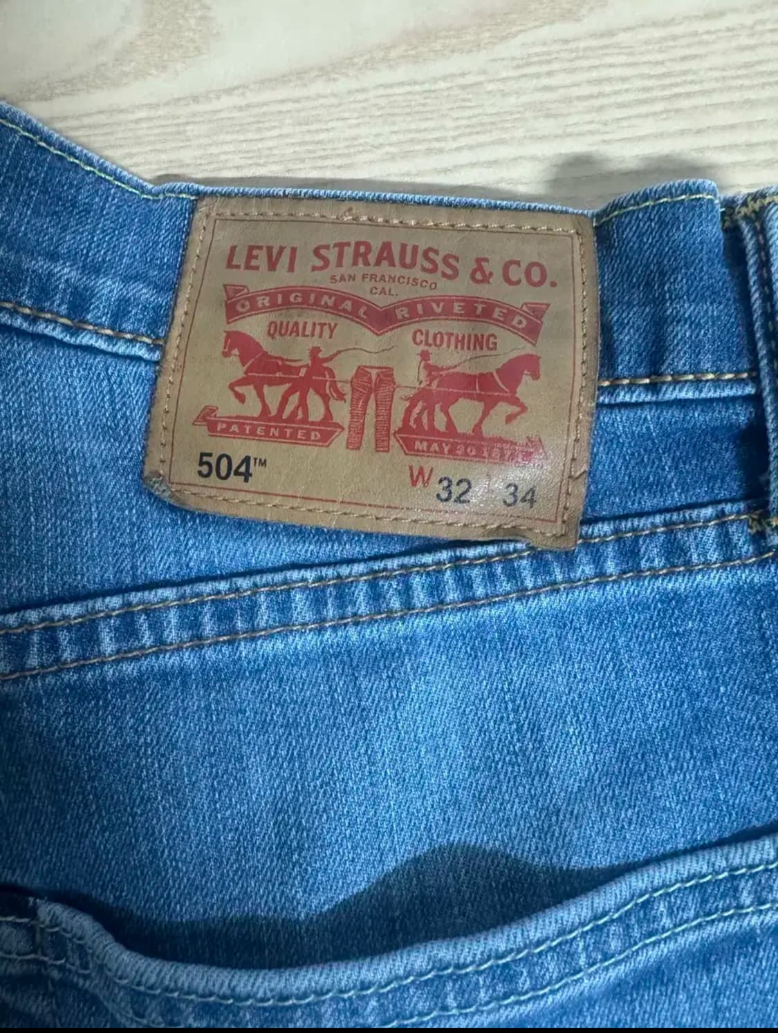 리바이스(Levi’s) 504 스트레이트 데님 팬츠  상품이미지6