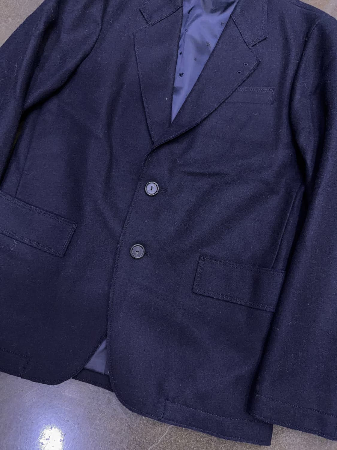 커스텀멜로우 Fortex 울 혼방 캐쥬얼 블레이저 자켓 95 상품이미지4