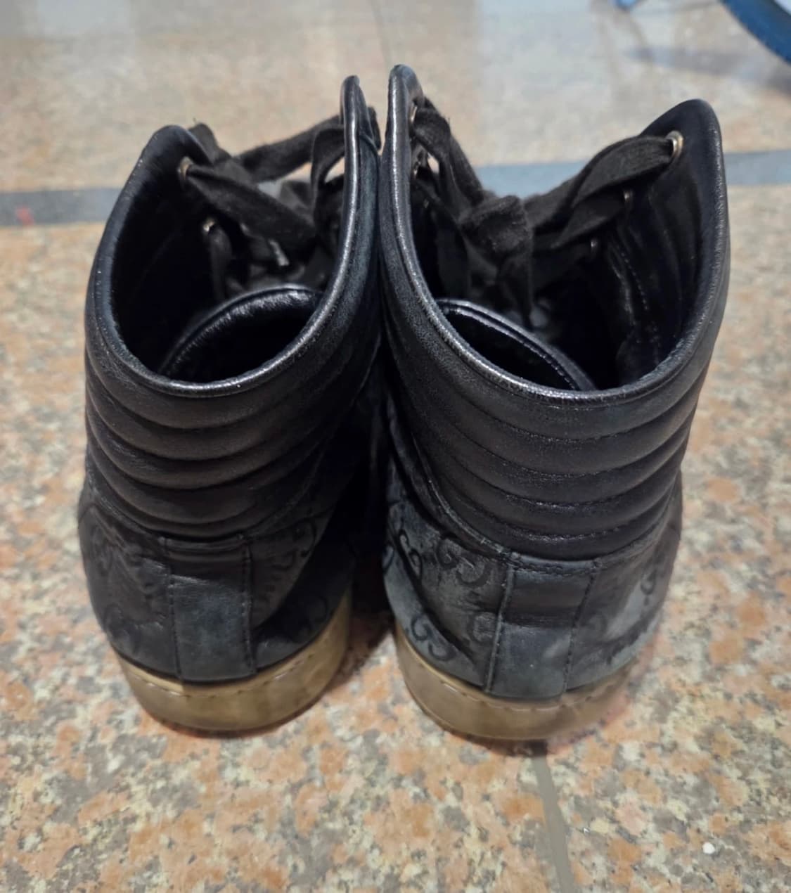 구찌 하이탑 레더 스니커즈 8사이즈 상품이미지3