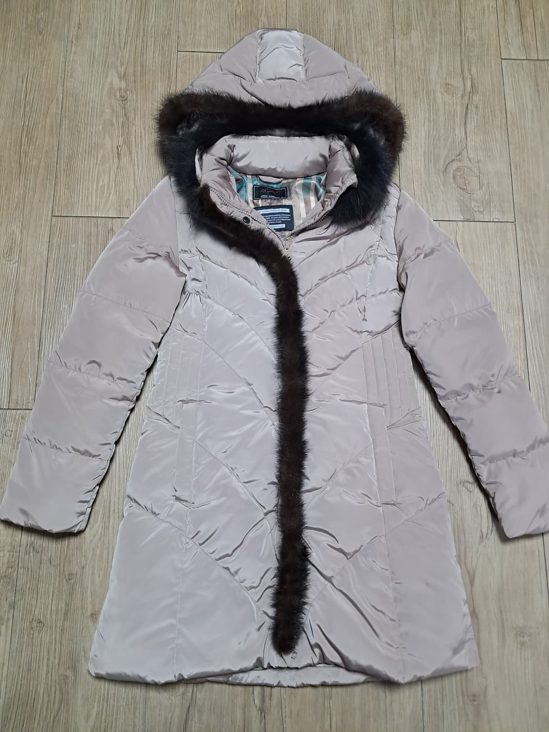 그렉노먼 여성 폭스퍼 롱패딩 90 상품이미지3