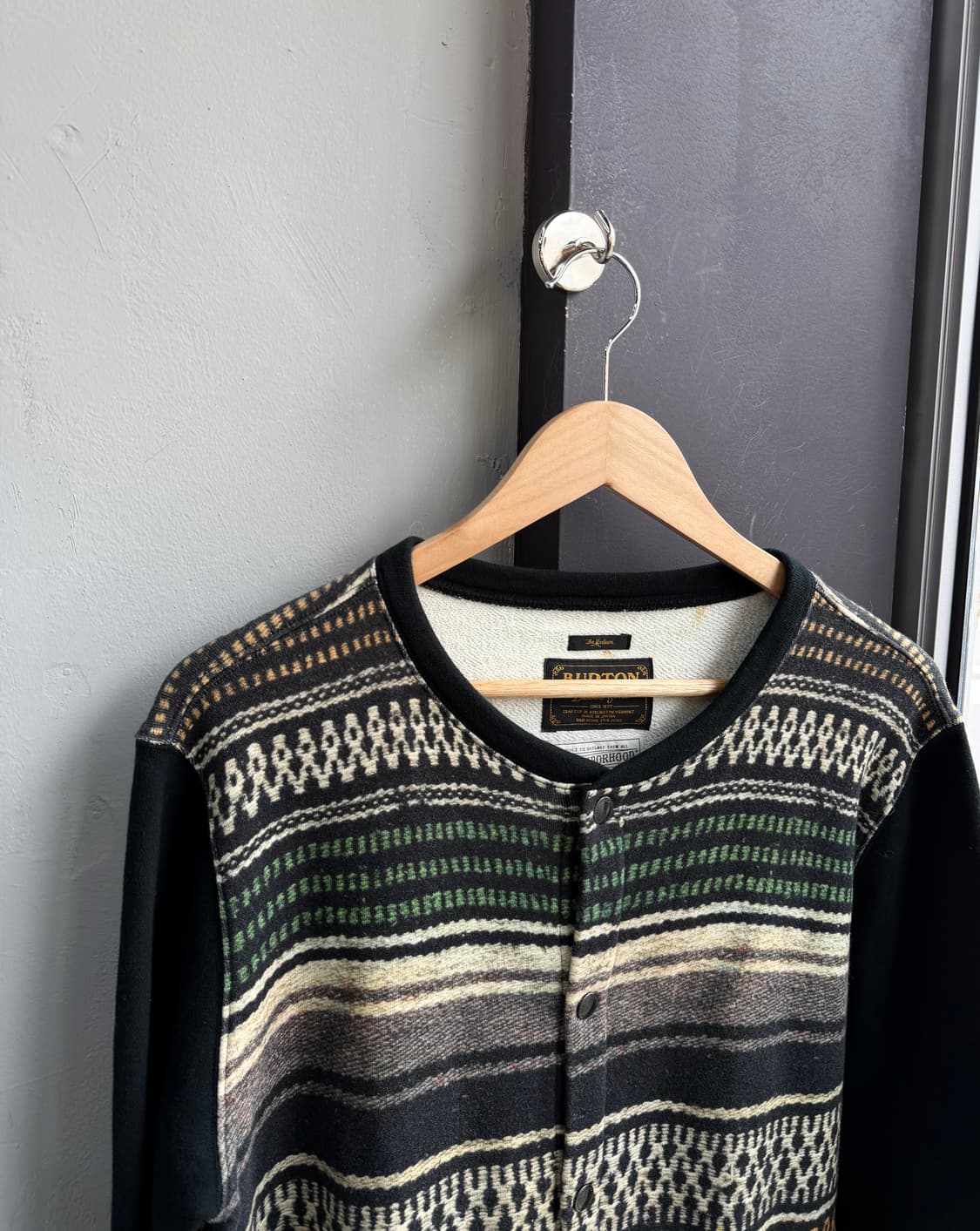 M/ 네이버후드x버튼 에스닉 패턴 가디건 상품이미지4