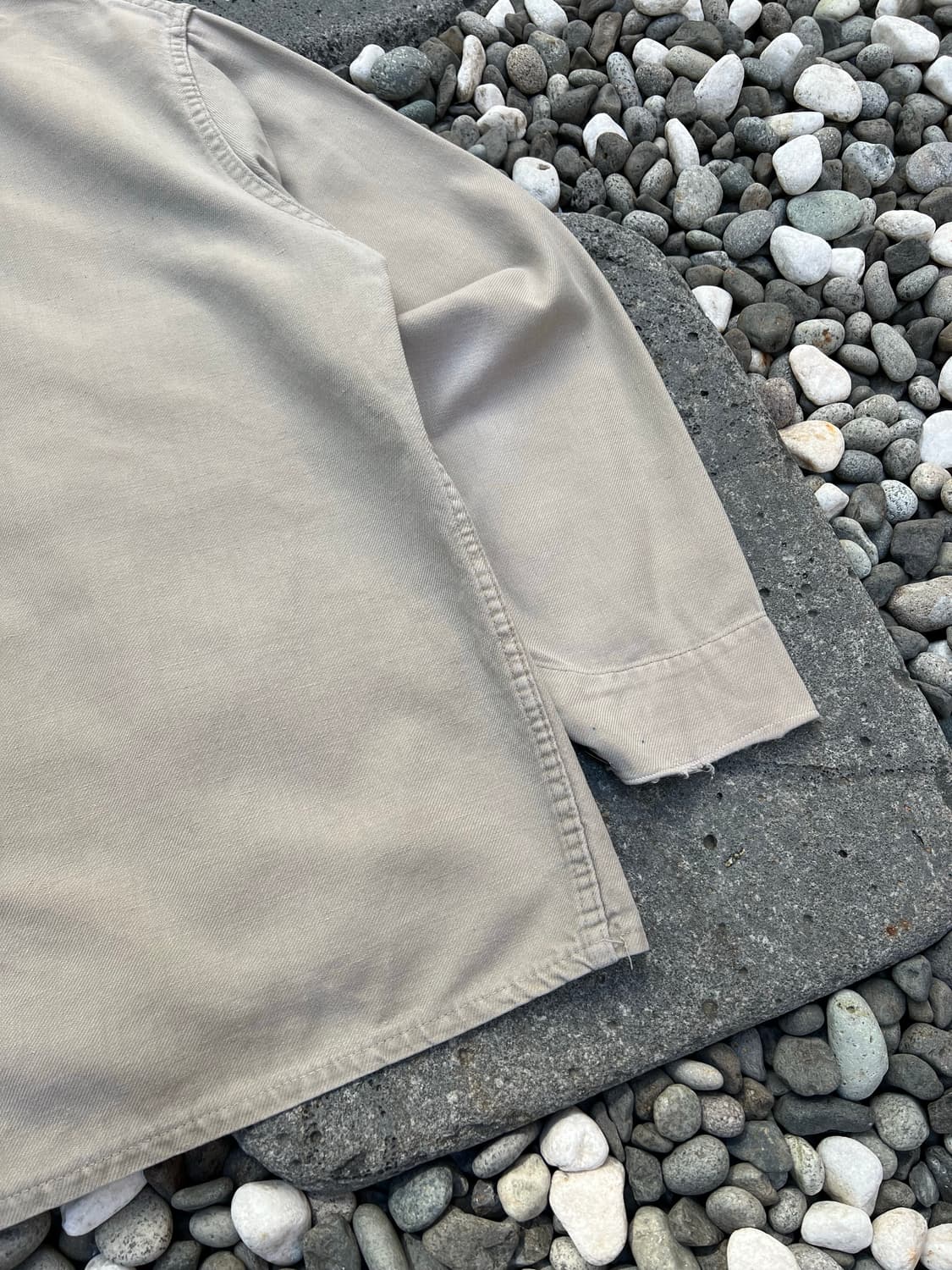OLD VINTAGE FRENCH BEIGE WORK 빈티지프렌치워크자켓 상품이미지9