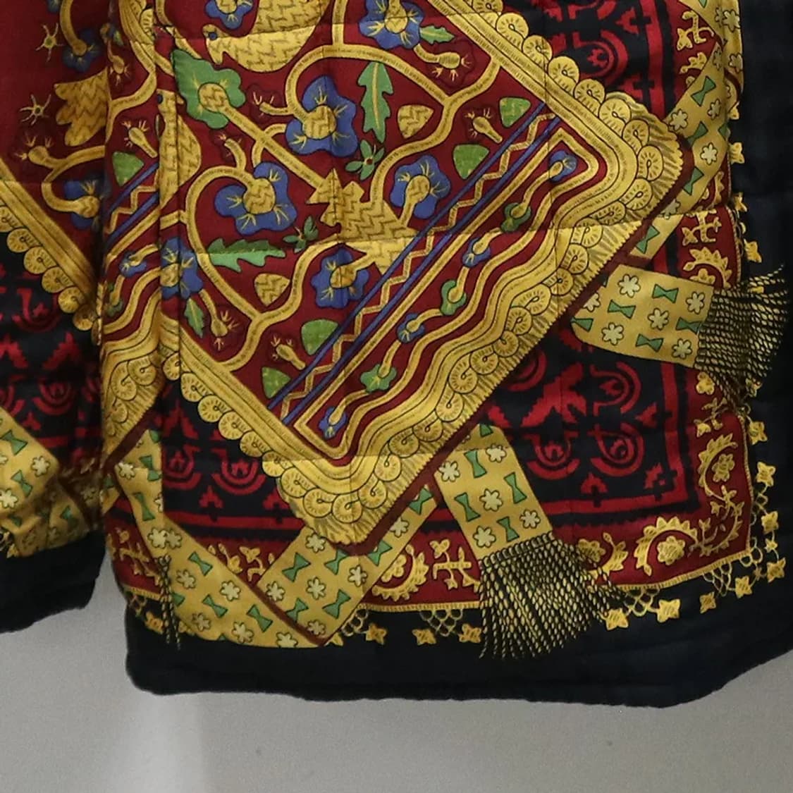 80-90'S 에르메스 오리엔탈 패턴 실크 혼방 자켓 60140 상품이미지5