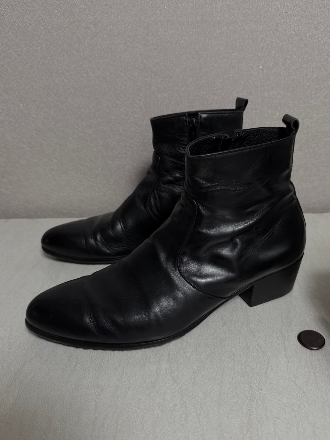 Vero Cuoio Plein Toe Leather Boots 상품이미지1