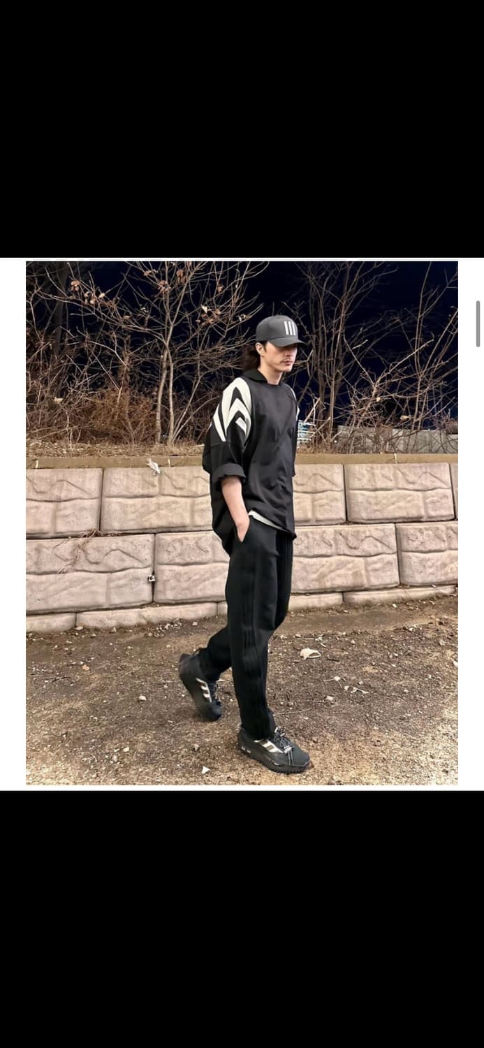 아디다스 피어오브갓 콜라보 골리 저지 블랙 US M 사이즈 상품이미지5
