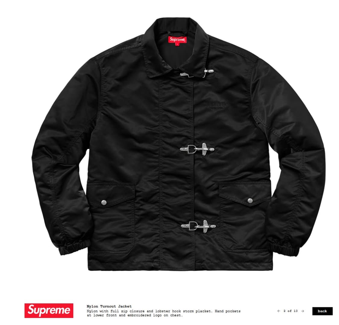 Supreme 18ss nylon jacket 상품이미지1