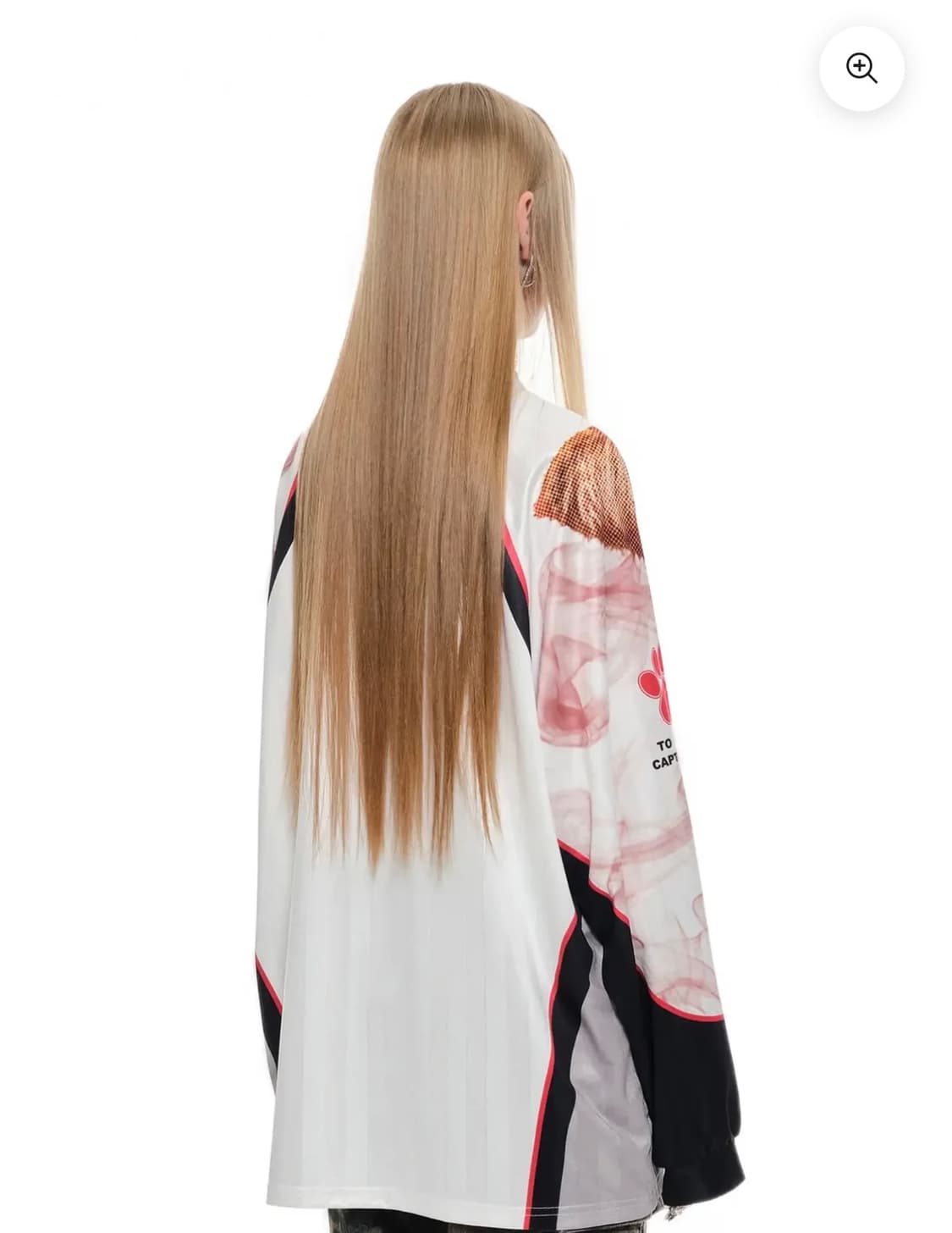 1jinn studio 원진 스튜디오 고양이 새틴 브이넥 탑 상품이미지2