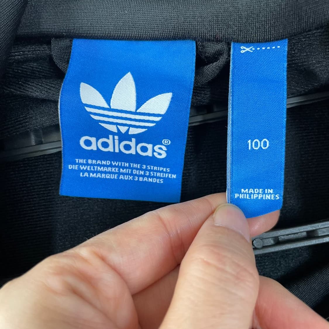 100 아디다스 파이어버드 블랙 트랙탑 져지 L 상품이미지4