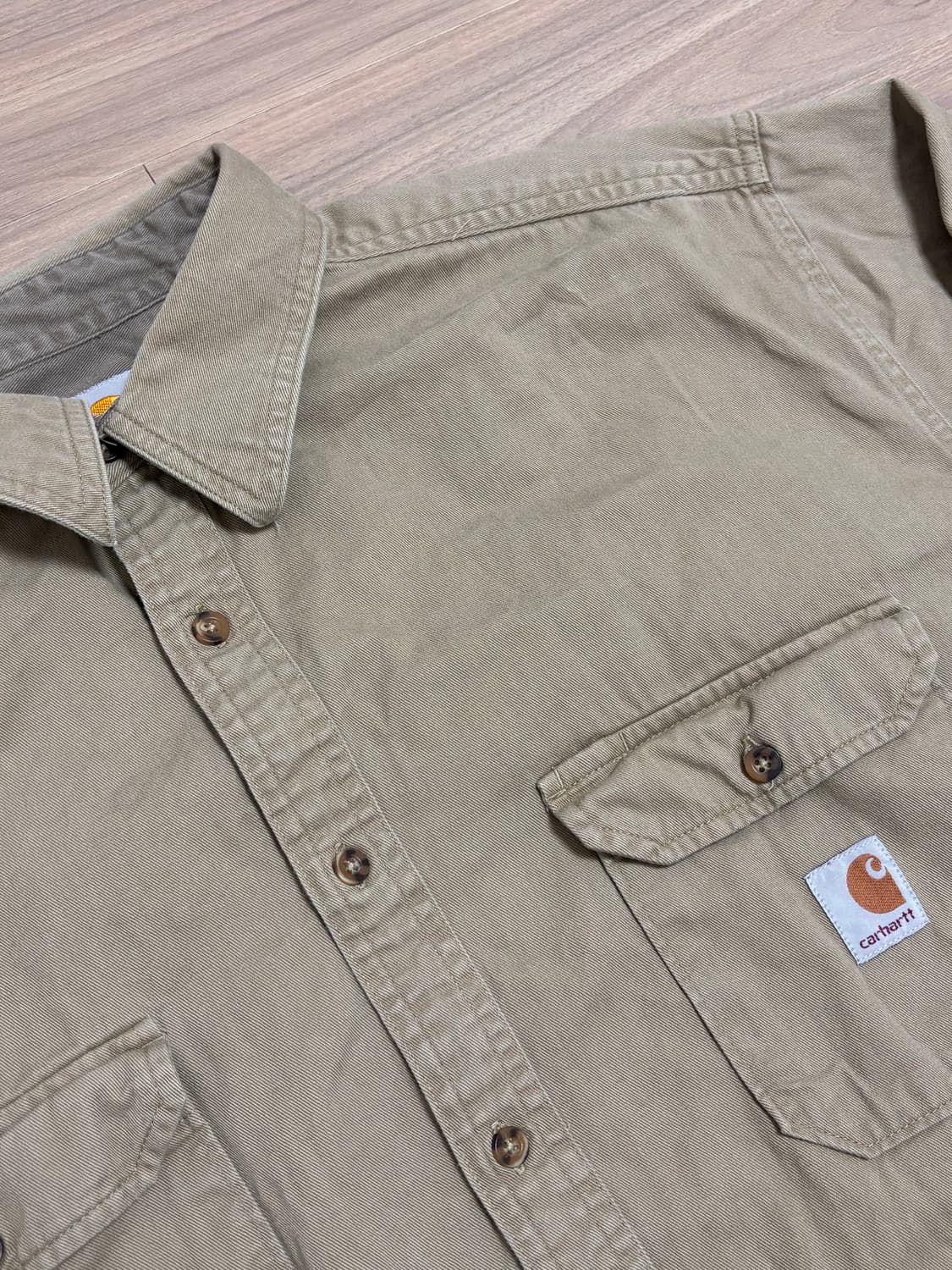 칼하트 셔츠 L 베이지 상품이미지2