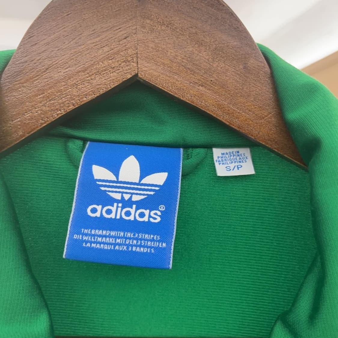 아디다스 Y2K 빈티지 딥그린 져지 집업 S C08638 상품이미지5
