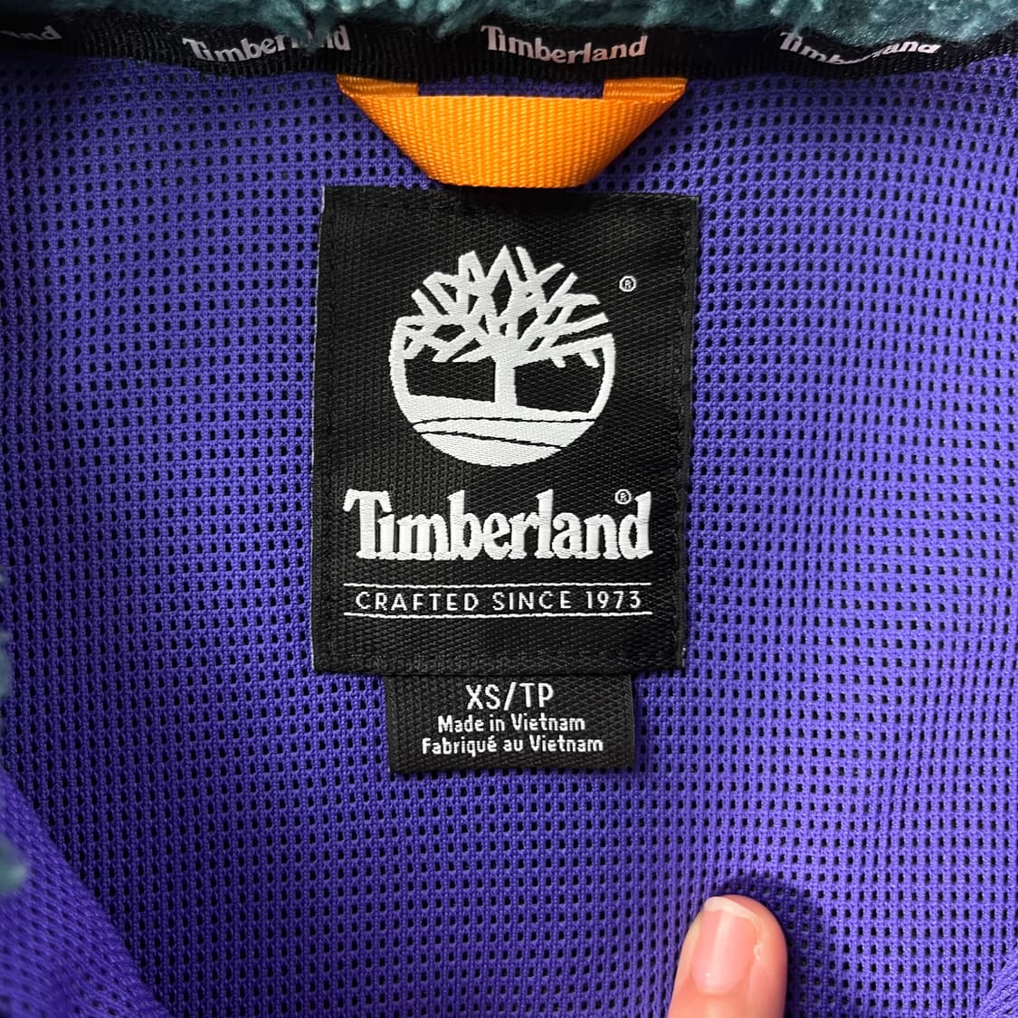 95 팀버랜드 양털 플리즈 집업 상품이미지3