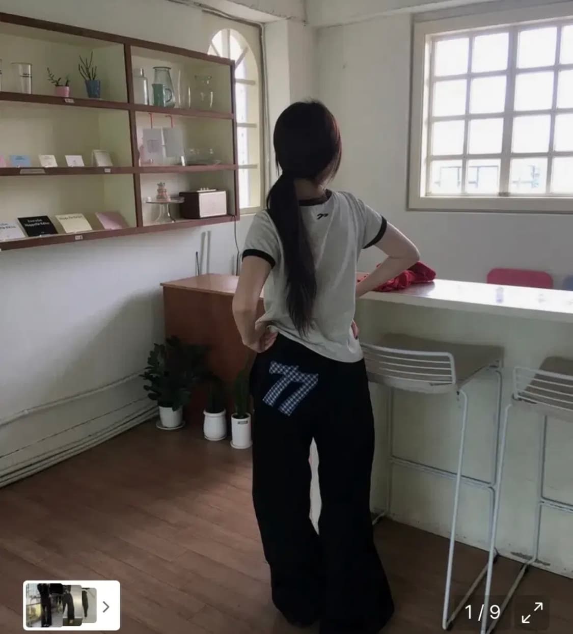 [1] 탄산마그네슘 77 블랙 팬츠 상품이미지1