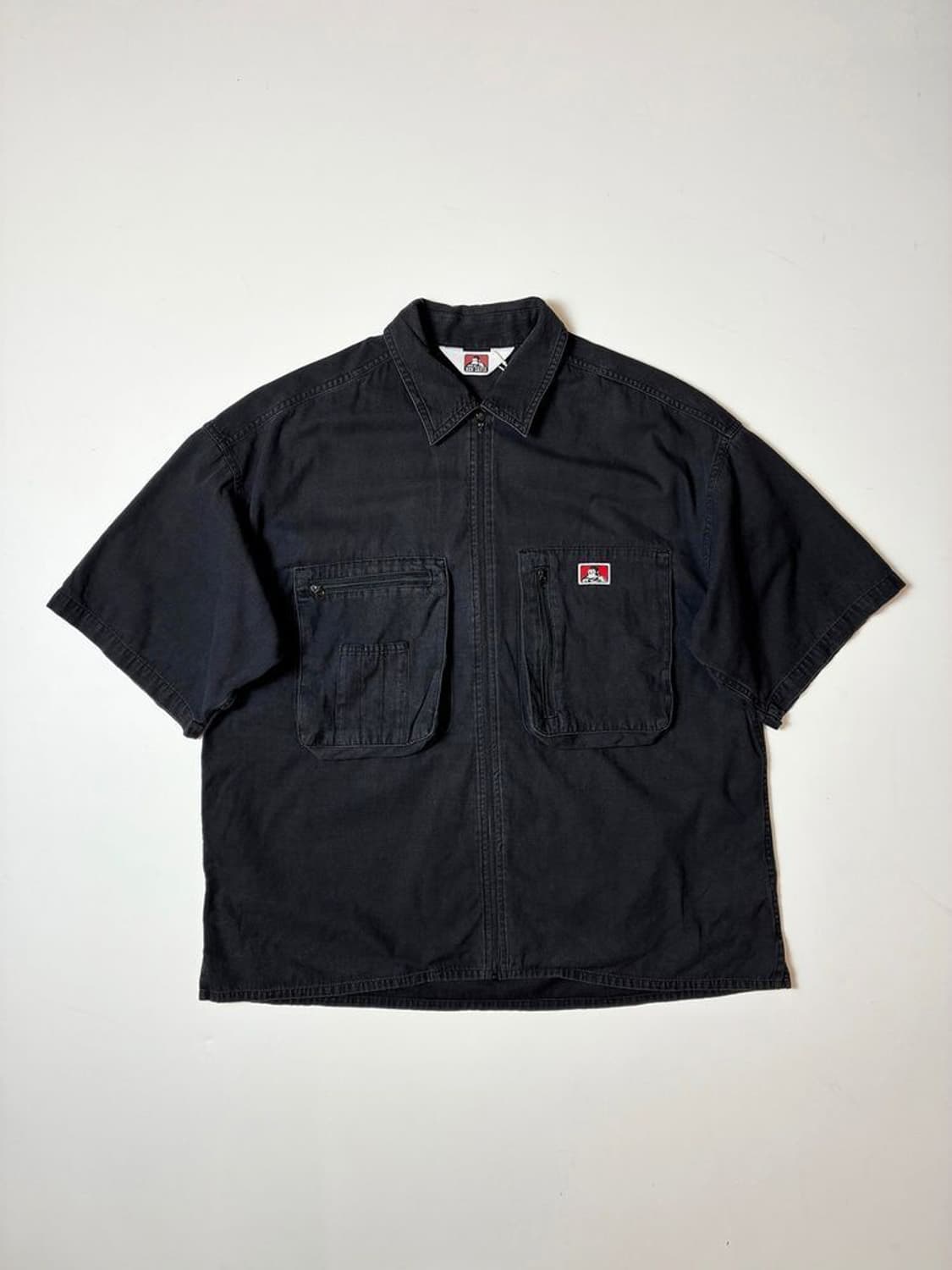 벤데이비스 하프 집업 워크 반팔 셔츠 PN9497 상품이미지1