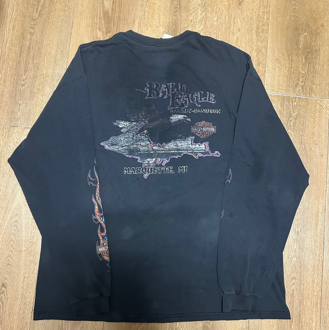 빈티지 할리데이비슨 플레임 트리벌 롱슬리브 상품이미지7