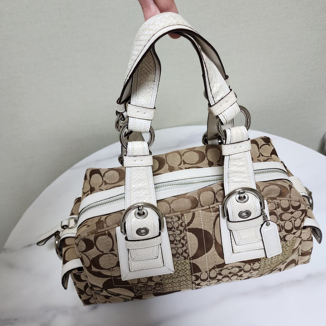 상태굿) 코치 보스톤 숄더백 상품이미지2