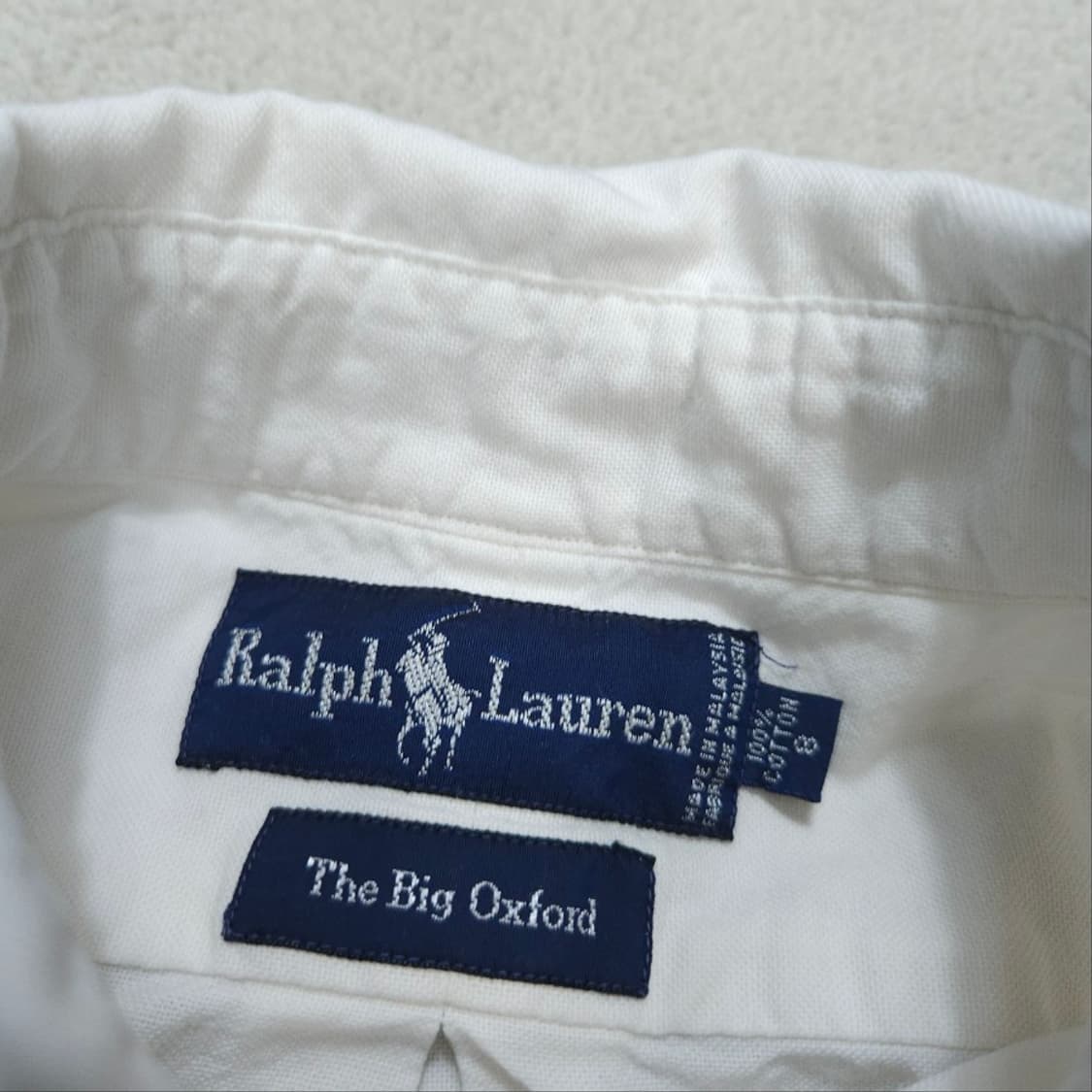 90s 폴로 랄프 로렌 옥스포드 화이트 빅셔츠 8 상품이미지4