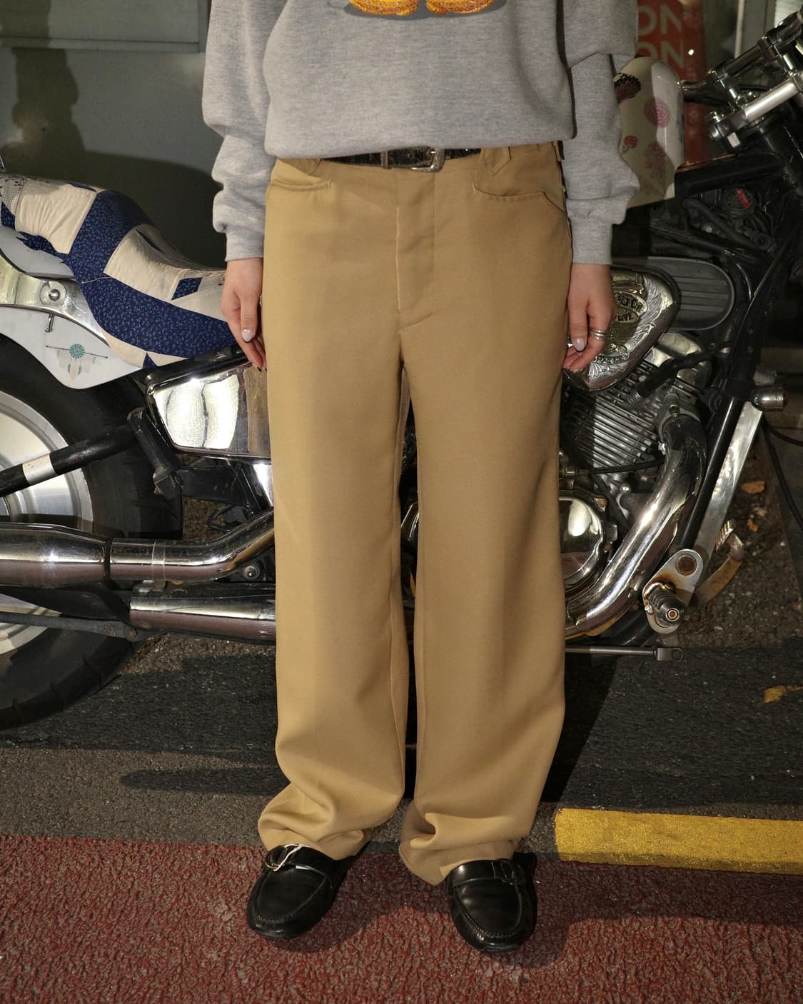 70‘s 빈티지 카멜 웨스턴 슬랙스 상품이미지7