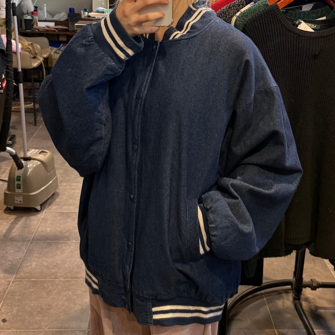[NO.9] VTG 데님 바시티 자켓 상품이미지4