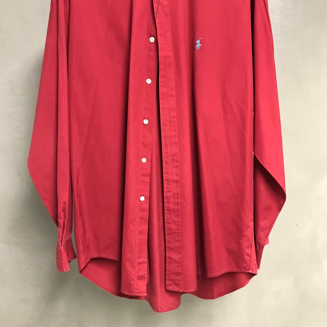 폴로 랄프로렌 셔츠 레드 L 상품이미지3