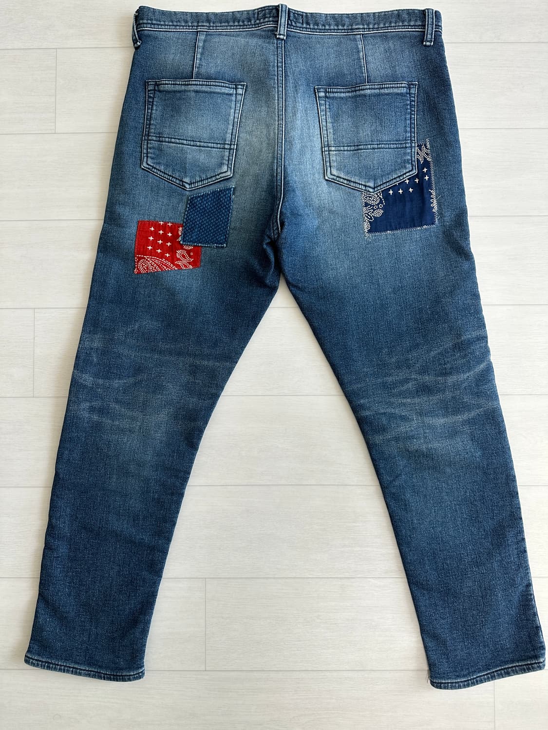 fdmtl 펀더멘탈 패치워크 데님 진 상품이미지2