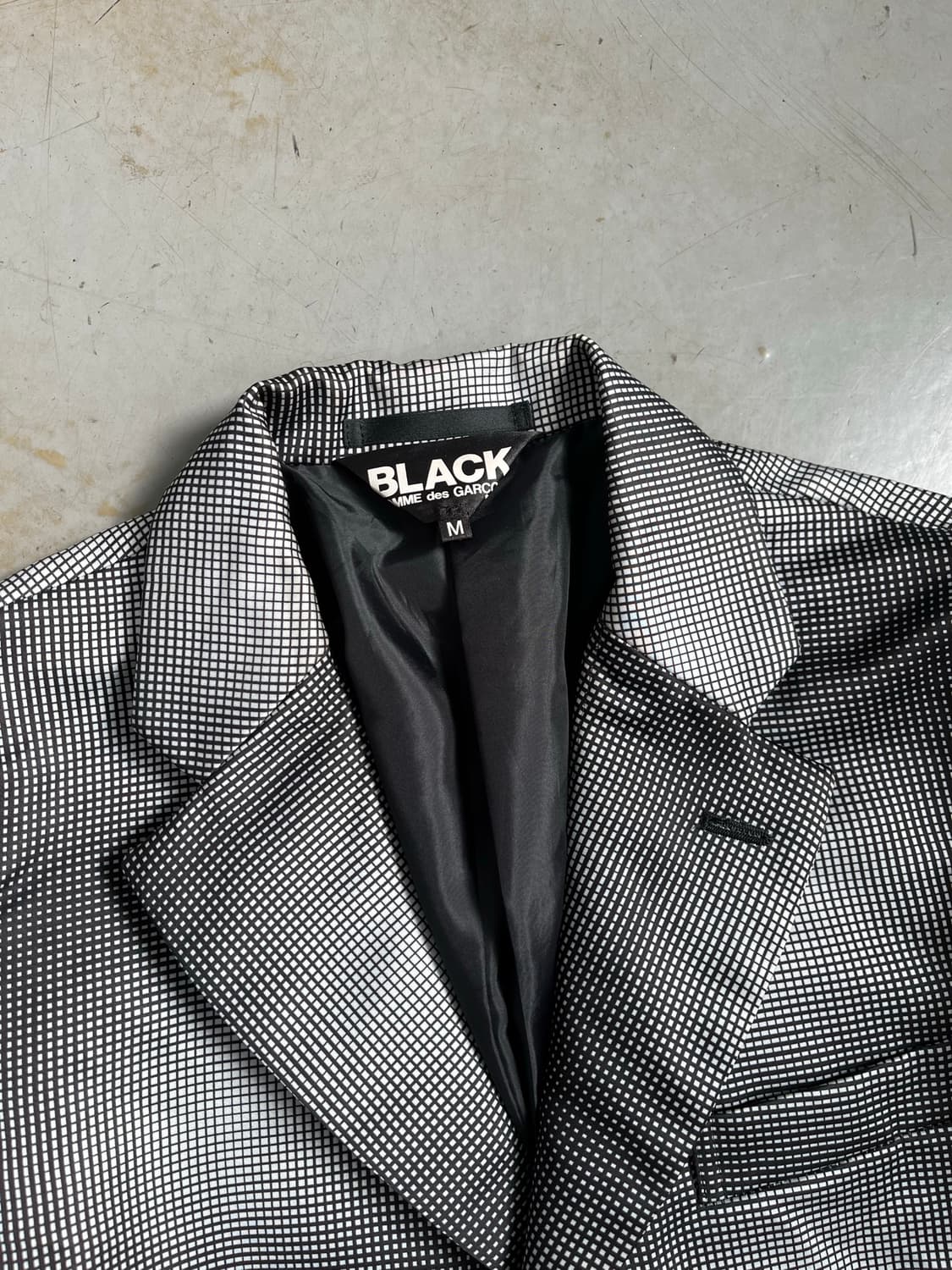 Comme des garcons black check coat 상품이미지2