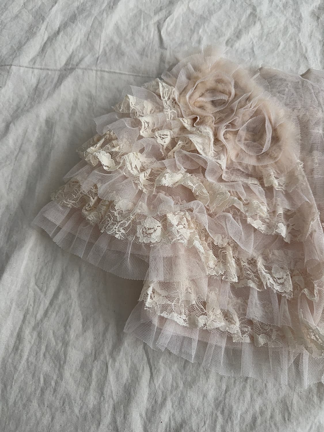 엔틱 페어리 아카이브 래빗퍼 크롭 볼레로 상품이미지2