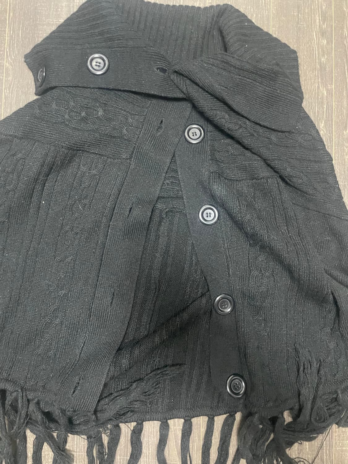 블랙 케이프 일본 빈티지 상품이미지3