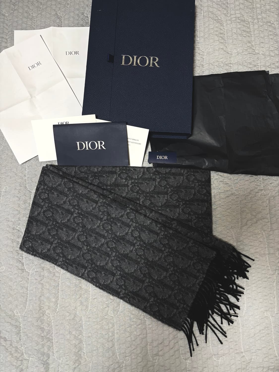 디올 오블리크 머플러 상품이미지2