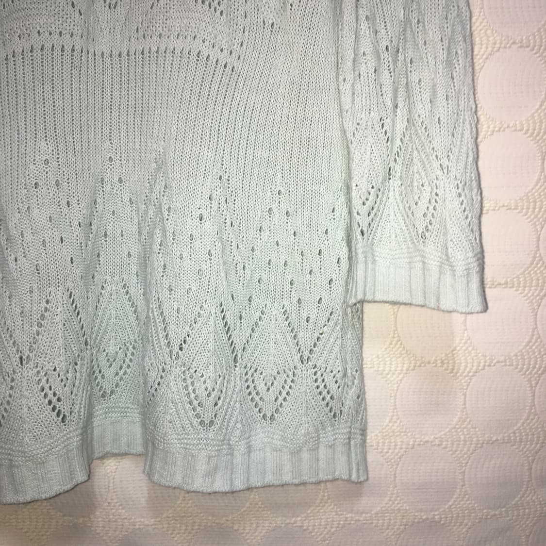 Courreges민트 블루 니트 긴팔 상품이미지8