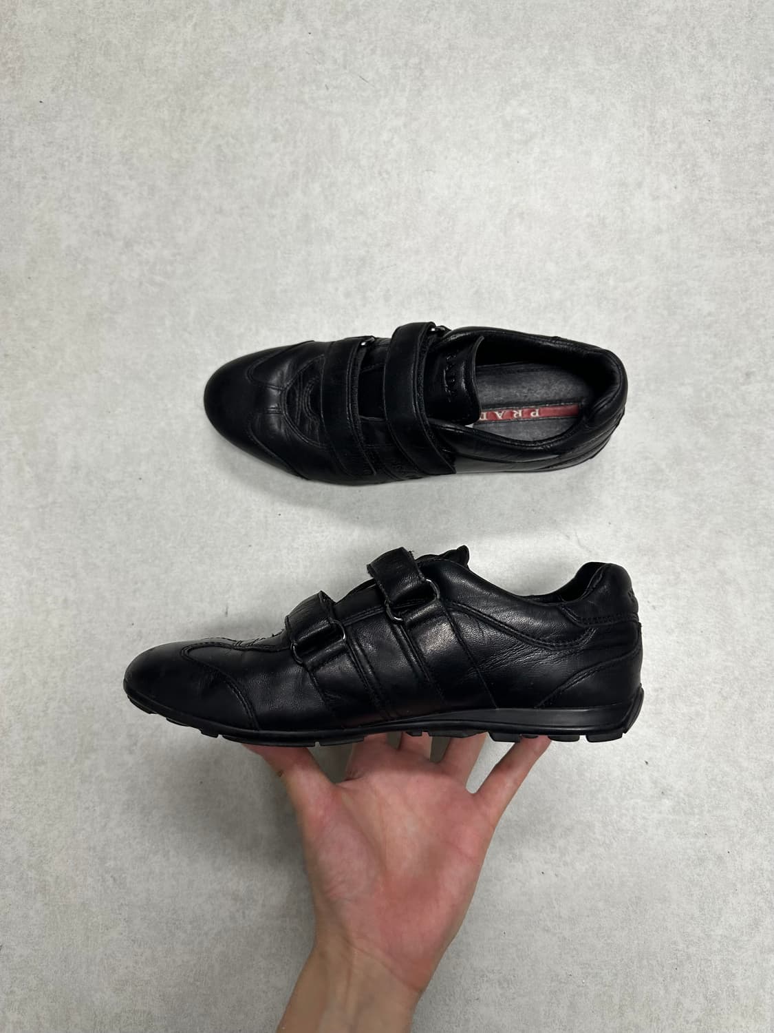 프라다 스포츠 레더 벨크로 상품이미지8