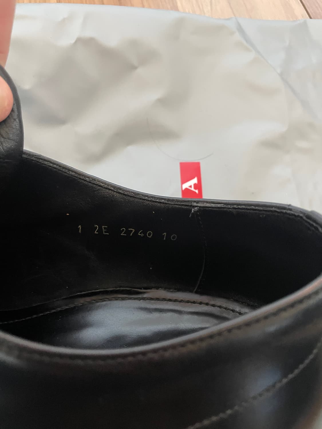 [44] 프라다 윙팁 더비 슈즈 구두prada  상품이미지6