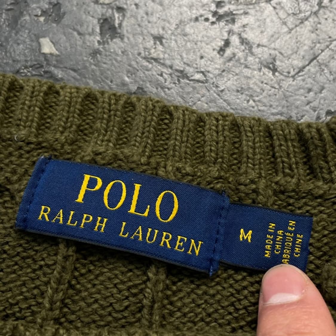 95-100 폴로 신형 꽈배기 니트  상품이미지3